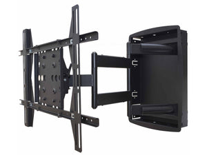 Monoprice Recessed Full-Motion Articulating TV Wall Mount Bracket - TVs 42in to 63in, Max Weight 200lbs, Extension Range of 3.94in to 25.0in, VESA Patterns Up to 800x500