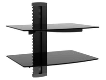 Load image into Gallery viewer, Monoprice 2 Shelf Wall Mount Bracket for TV Components