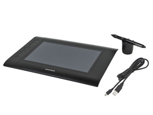 10 x 6.25-inch Graphic Drawing Tablet (4000 LPI, 200 RPS, 2048 Levels)