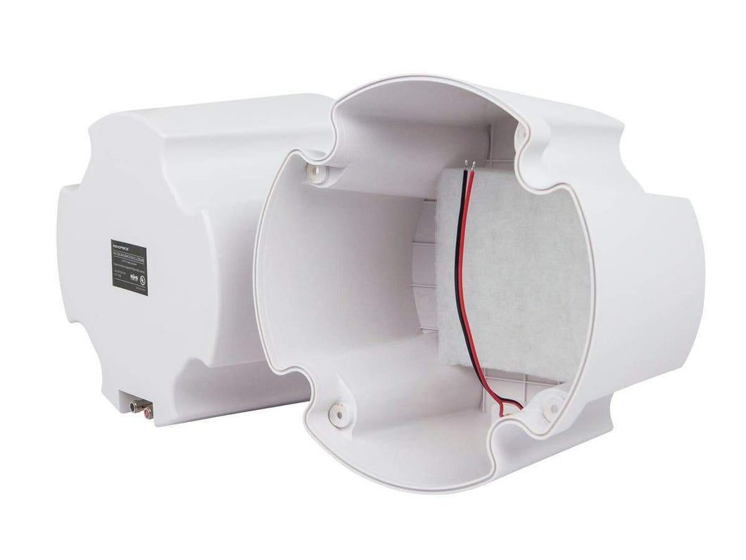 Monoprice ABS Back Enclosure (Pair) for PID 4104 8in Ceiling Speaker