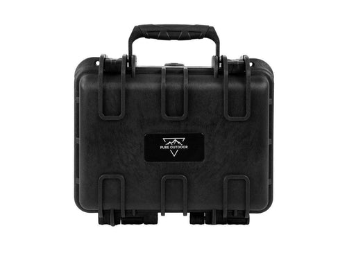 Monoprice Weatherproof Hard Case - 30.4cm (12in) x 25.4cm (10in) x 15.2cm (6in) With Customizable Foam, Fits HUBSAN Quadcopter Drones