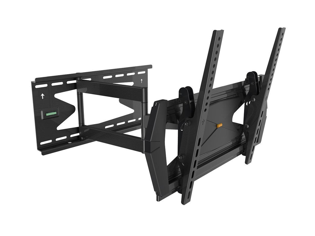 Monoprice Full-Motion Articulating TV Wall Mount Bracket For TVs Up to 139.7cm, Max Weight 45cm, Extends 7.62cm to 54.86cm, VESA Up to 400x400, Rotates, Security Brackets, Concrete & Brick UL Certified