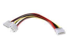 Load image into Gallery viewer, Monoprice Molex Power Splitter Cable  1x 5.25in Male to 2x 5.25in Female  8in