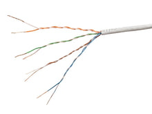 Load image into Gallery viewer, Monoprice Cat6 Ethernet Patch Cable - White, Snagless, RJ45, Stranded, 550MHz, UTP, CMR, Riser Rated, Pure Bare Copper Wire, 28AWG - SlimRun Series