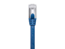 Load image into Gallery viewer, Monoprice Entegrade Cat7 Ethernet Patch Cable - Flexboot RJ45  Stranded  600MhzÂ   S/FTP  CMX  Pure Bare Copper Wire  26AWG  2ft  Blue