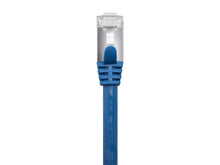 Load image into Gallery viewer, Monoprice Cat7 Ethernet Patch Cable - Blue, Flexboot, RJ45, Stranded, 600Mhz, S/FTP, CMX, Pure Bare Copper Wire, 26AWG - Entegrade Series