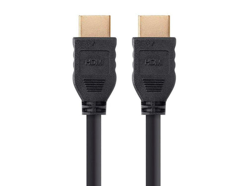 Monoprice Commercial Series High Speed HDMI Cable - 4K @ 60Hz, HDR, 18Gbps, YUV 4:4:4, 32AWG, CL2, 3ft, Black- No Logo