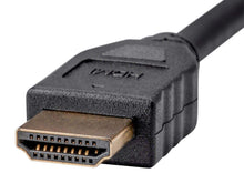 Load image into Gallery viewer, Monoprice Commercial Series High Speed HDMI Cable - 4K @ 60Hz, HDR, 18Gbps, YUV 4:4:4, 32AWG, CL2, 3ft, Black- No Logo