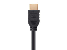 Load image into Gallery viewer, Monoprice Commercial Series High Speed HDMI Cable - 4K @ 60Hz, HDR, 18Gbps, YUV 4:4:4, 32AWG, CL2, 3ft, Black- No Logo