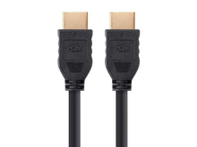 Load image into Gallery viewer, Monoprice Commercial Series High Speed HDMI Cable - 4K @ 60Hz, HDR, 18Gbps, YUV 4:4:4, 30AWG, CL2, 8ft, Black- No Logo