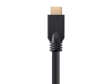 Load image into Gallery viewer, Monoprice Commercial Series High Speed HDMI Cable - 4K @ 60Hz, HDR, 18Gbps, YUV 4:4:4, 26AWG, CL2, 15ft, Black- No Logo