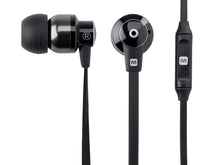 Load image into Gallery viewer, Monoprice Hi-Fi Reflective Sound Technology Earbuds Headphones with Microphone  Black/Carbonite