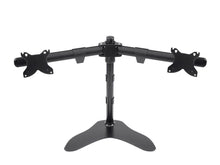 Load image into Gallery viewer, Dual Monitor Free Standing Desk Mount 15in - 30in