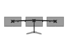 Load image into Gallery viewer, Triple Monitor Free Standing Desk Mount 15in - 30in