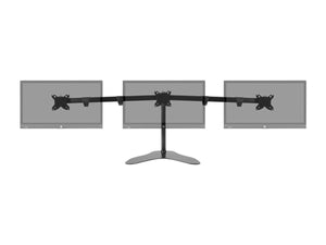 Triple Monitor Free Standing Desk Mount 15in - 30in