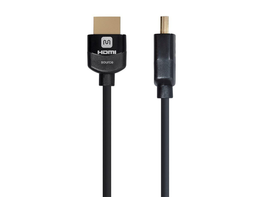 Monoprice DynamicView Active High Speed HDMI Cable - 4K @ 60Hz, HDR, 18Gbps, 30AWG,  Black