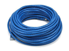 Load image into Gallery viewer, Monoprice Cat5e Ethernet Patch Cable - Network Internet Cord - 15 Meteres (50ft) - Blue RJ45, Stranded, 350Mhz, UTP, Pure Bare Copper Wire, 24AWG