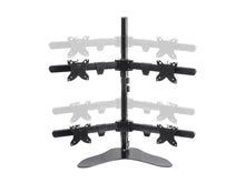 Load image into Gallery viewer, Quad Monitor Free Standing Desk Mount 15in - 30in