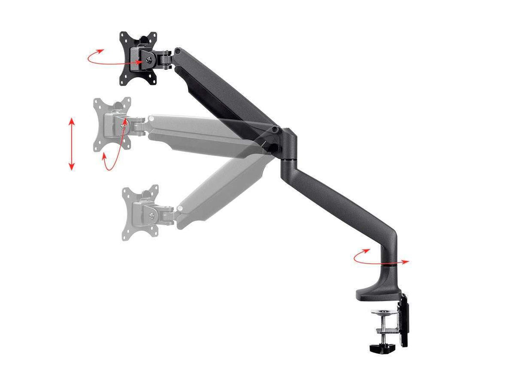 Workstream by Monoprice Adjustable Gas Spring Desk Mount for 15~34in Monitors