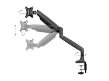 Load image into Gallery viewer, Adjustable Gas Spring Desk Mount 15in - 34in