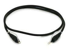 Load image into Gallery viewer, Monoprice S/PDIF Digital Optical Audio Cable, Toslink to Mini Toslink, 12ft