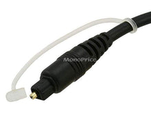 Load image into Gallery viewer, Monoprice S/PDIF Digital Optical Audio Cable, Toslink to Mini Toslink, 12ft