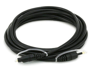 Monoprice S/PDIF Digital Optical Audio Cable, Toslink to Mini Toslink, 12ft