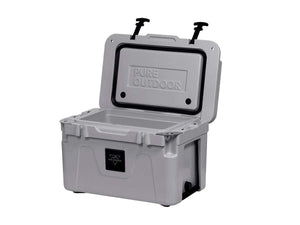 Monoprice Emperor Cooler - 25 Liters - Gray | Securely Sealed, Ideal for The Hottest and Coldest Conditions - Pure Outdoor Collection