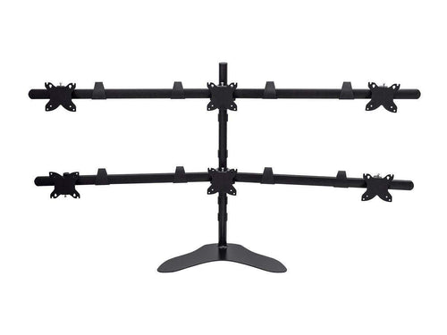 Monoprice Hex (6) Monitor Free Standing Desk Mount for 15~30in Monitors