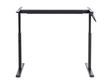 Load image into Gallery viewer, Workstream by Monoprice Sit-Stand Height Adjustable Table Desk Frame Workstation  Manual Crank