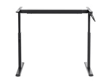 Load image into Gallery viewer, Sit-Stand Height Adjustable Desk Frame Workstation, Manual Crank