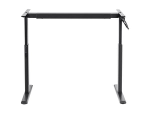 Sit-Stand Height Adjustable Desk Frame Workstation, Manual Crank