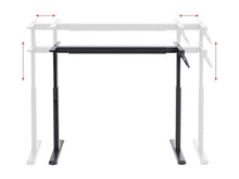 Load image into Gallery viewer, Workstream by Monoprice Sit-Stand Height Adjustable Table Desk Frame Workstation  Manual Crank