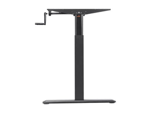 Sit-Stand Height Adjustable Desk Frame Workstation, Manual Crank