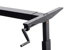 Load image into Gallery viewer, Workstream by Monoprice Sit-Stand Height Adjustable Table Desk Frame Workstation  Manual Crank