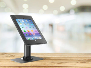 Monoprice Safe and Secure Tablet Desktop Display Stand for 12.9in iPad Pro, Black