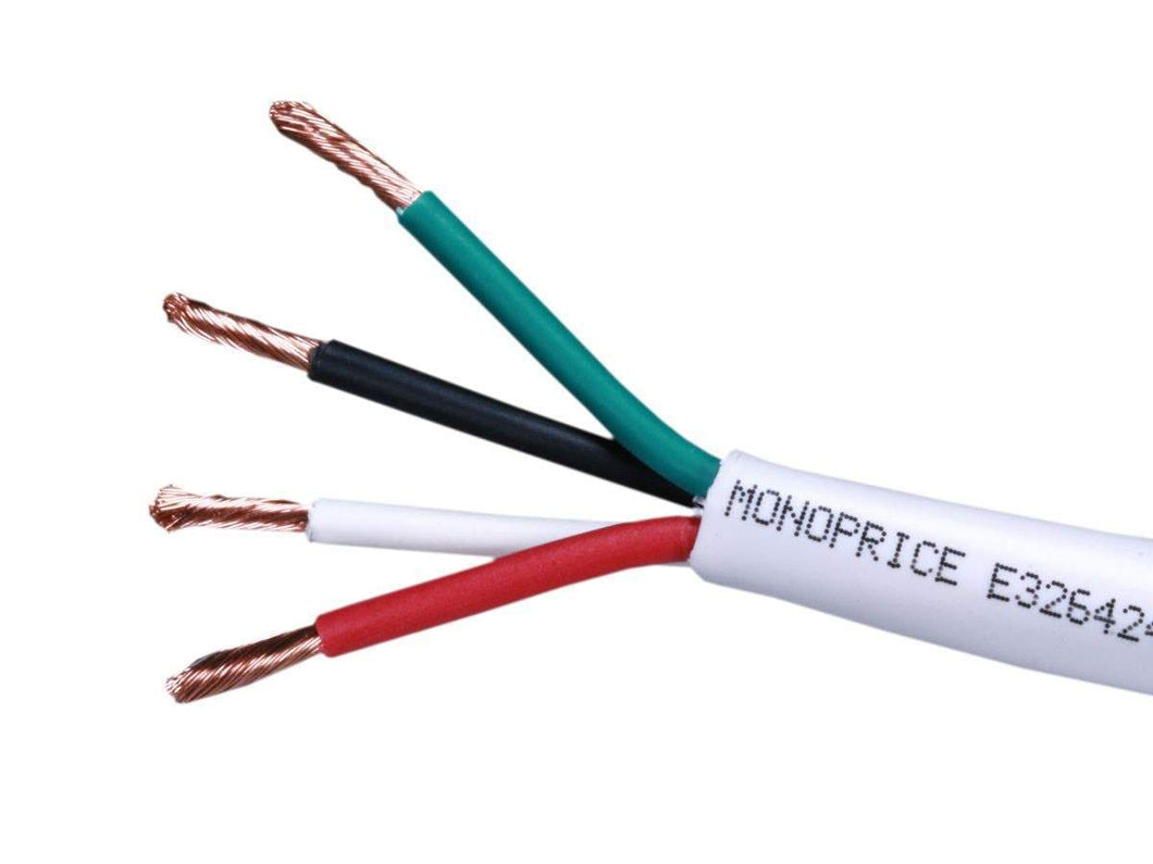 Monoprice Access Series 16AWG CL3 Rated 4-Conductor Speaker Wire  1000ft