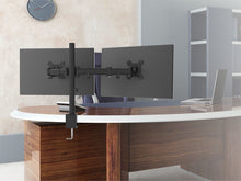 Load image into Gallery viewer, Essential Dual Monitor Articulating Arm Desk Mount