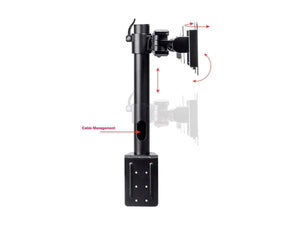 Monoprice Essential Triple Monitor Articulating Arm Desk Mount