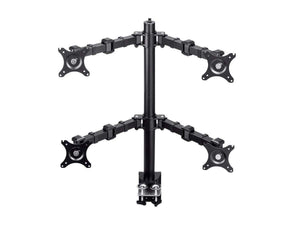 Monoprice Essential Quad Monitor Articulating Arm Desk Mount