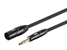 Load image into Gallery viewer, Stage Right by Monoprice 6ft XLR Male to 1/4inch TRS Male 16AWG Cable (Gold Plated)