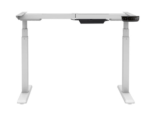 Sit-Stand Dual-Motor Height Adjustable Desk Frame, Electric, White