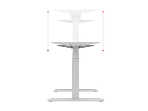 Sit-Stand Dual-Motor Height Adjustable Desk Frame, Electric