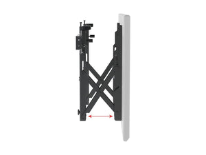 Monoprice TV Wall Mount Bracket - Specialty Menu Board With Push-to-Pop-Out, Max Weight 45Kg, Extension Range of 6.1cm to 20.32cm,VESA Patterns Up to 600x400 Security Brackets - Entegrade Series