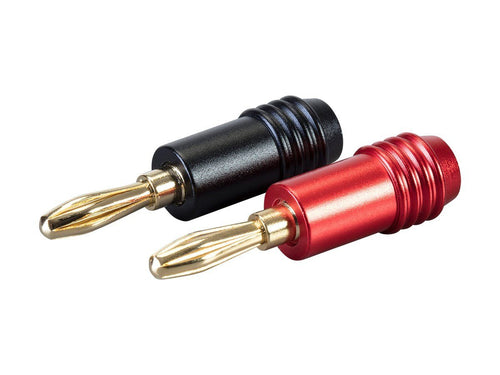 Monoprice Speaker Banana Plug (10 Pair)- Corrosion Resistant, 24k Gold Plated Connectors - Affinity Series