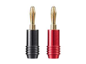 Monoprice Speaker Banana Plug (10 Pair)- Corrosion Resistant, 24k Gold Plated Connectors - Affinity Series