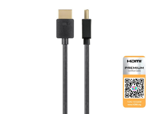 Ultra Slim Certified Premium High Speed HDMI Cable - 4K @ 60Hz, HDR, 18Gbps