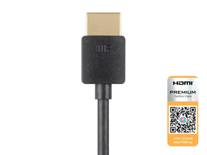 Ultra Slim Certified Premium High Speed HDMI Cable - 4K @ 60Hz, HDR, 18Gbps