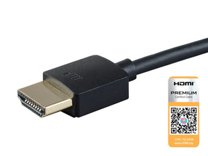 Ultra Slim Certified Premium High Speed HDMI Cable - 4K @ 60Hz, HDR, 18Gbps