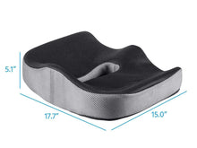 Load image into Gallery viewer, Workstream by Monoprice Memory Foam Ergonomic Seat Cushion  Soft